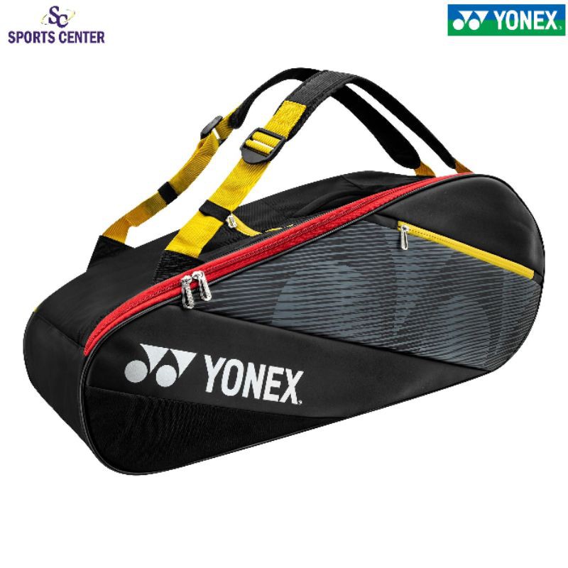 New Tas Badminton Yonex Active Bag 82026 Black Yellow