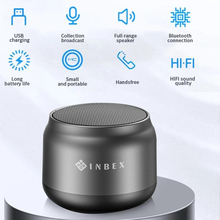 Kekinian - INBEX Bluetooth TWS Speaker/Portable Wireless Speaker/Bluetooth 5.0/TWS Built-in-Mic/Bass
