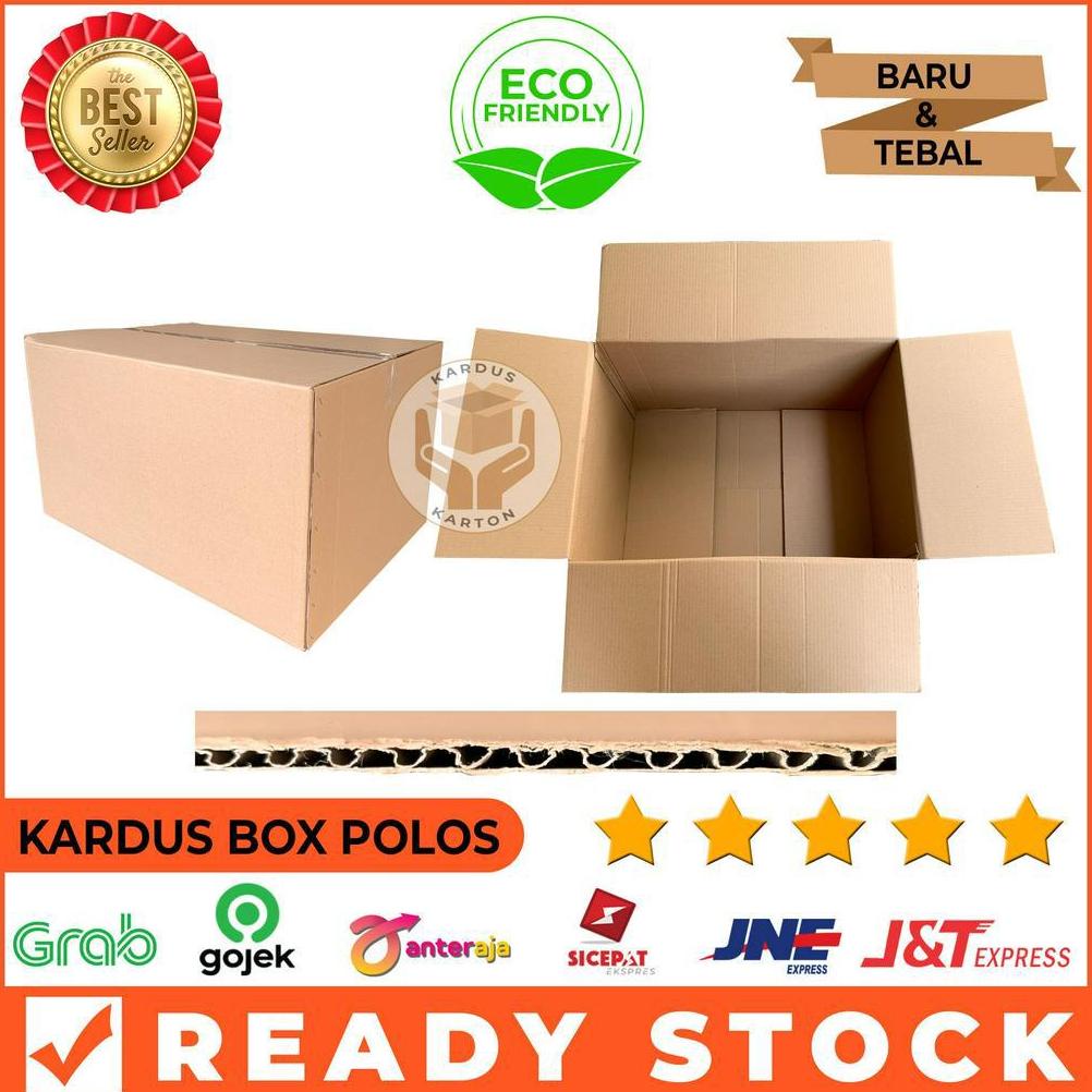 

Kardus Polos / Karton Box Packing 70 X 50 X 39 Cm Single Wall, Jumbo