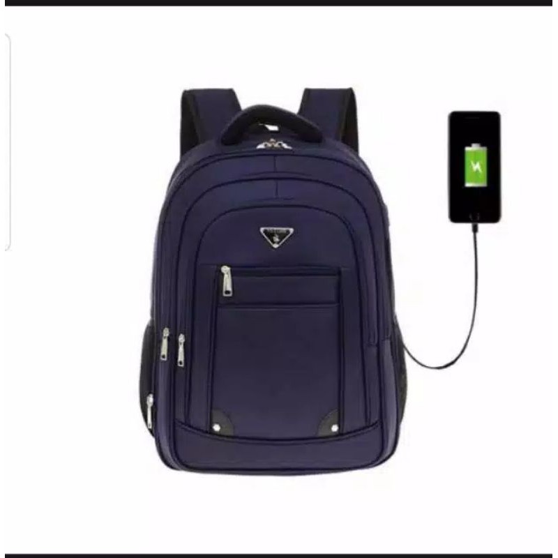 tas ransel laptop tas gendong laptop polo super 20 inchi