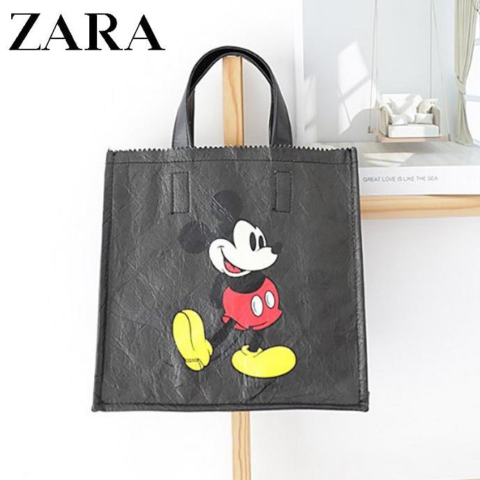Tas Tangan Wanita Motif Mickey Only Shopper Bag Import Murah SZ8704 - Hitam