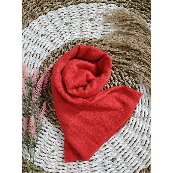 Alantasik - pashmina cringkle / pasmina crinkle ombre R.12 / R.20-merah