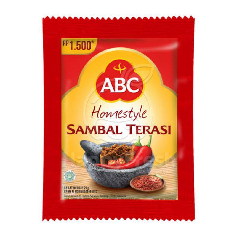 

SEMBAKO - Sambal Terasi ABC Sachet 20 gr 1 Renceng