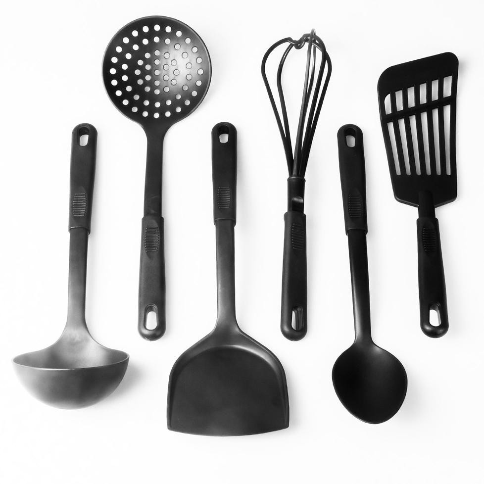 [SuP3R Seller SP 22Ma0Ci] Bevla Kitchen Set 6 Pc BV-023 (Bevla) Black \u2667