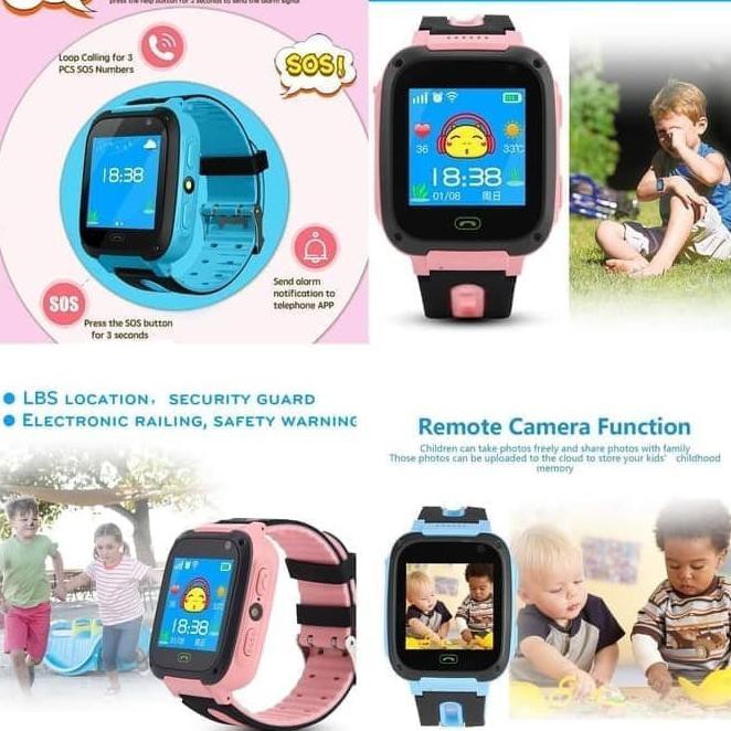F4Jp Jam Tangan Anak Gps Smartwatch G36 Gps Tracker For Kids Qmyx