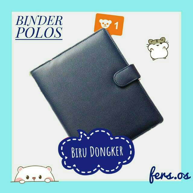 

Binder Biru Polos