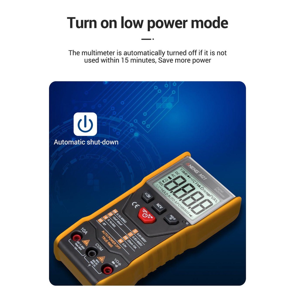 POPULAR Populer Digital Smart Multimeter Multifungsi Transistor Tester Backlight AC/DC Portable lcr Meter Digital Profesional Meter