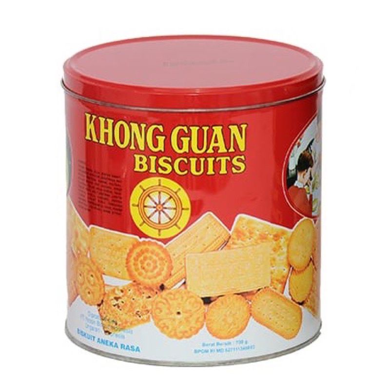 

Khong Guan bulat red mini 650gr harga murah