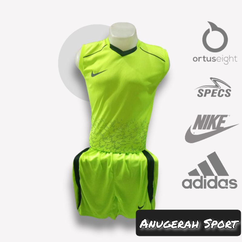 [COD] Setelan Basket Singlet Dewasa Tanpa Lengan | Baju Jersey Futsal | Kaos Sepak Bola Sablon Printing | Baju Voli Tanpa Lengan + Sablon Printing