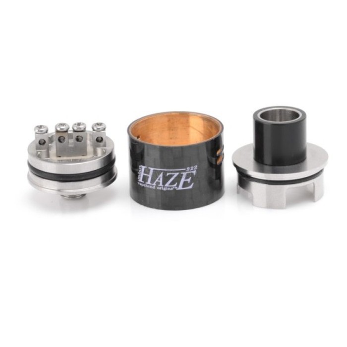 HAZE Mini 22 RDA Atomizer - BLACK [Clone] [ Vaporizer ]