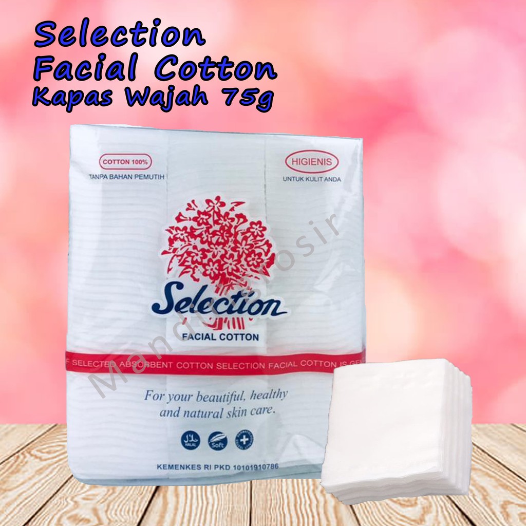 Facial Cotton *Selection * Kapas Wajah * 75g