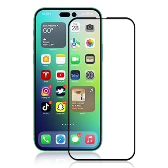 Tempered Glass FULL LEM iPhone 14 / 14 Max / 14 Pro / 14 Pro Max 9D 21D Full Layar