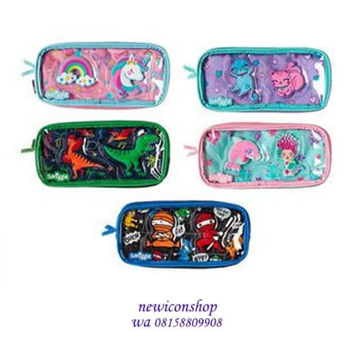 Smiggle Playful See Thru Pencilcase