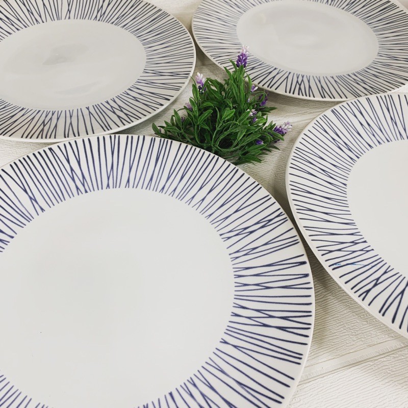 Ceramic Dinner Plate Export and Hotel Quality ( 4 pcs )