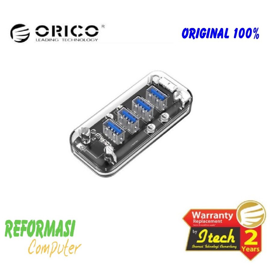 ORICO F4U-U3 4 Port USB3.0 Transparent HUB