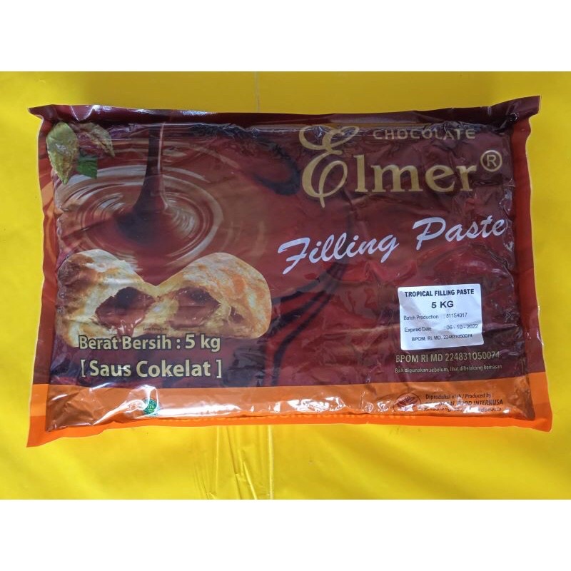 

Elmer Filling Pasta Coklat Repack 1Kg - Selai Coklat Elmer Repack 1kg