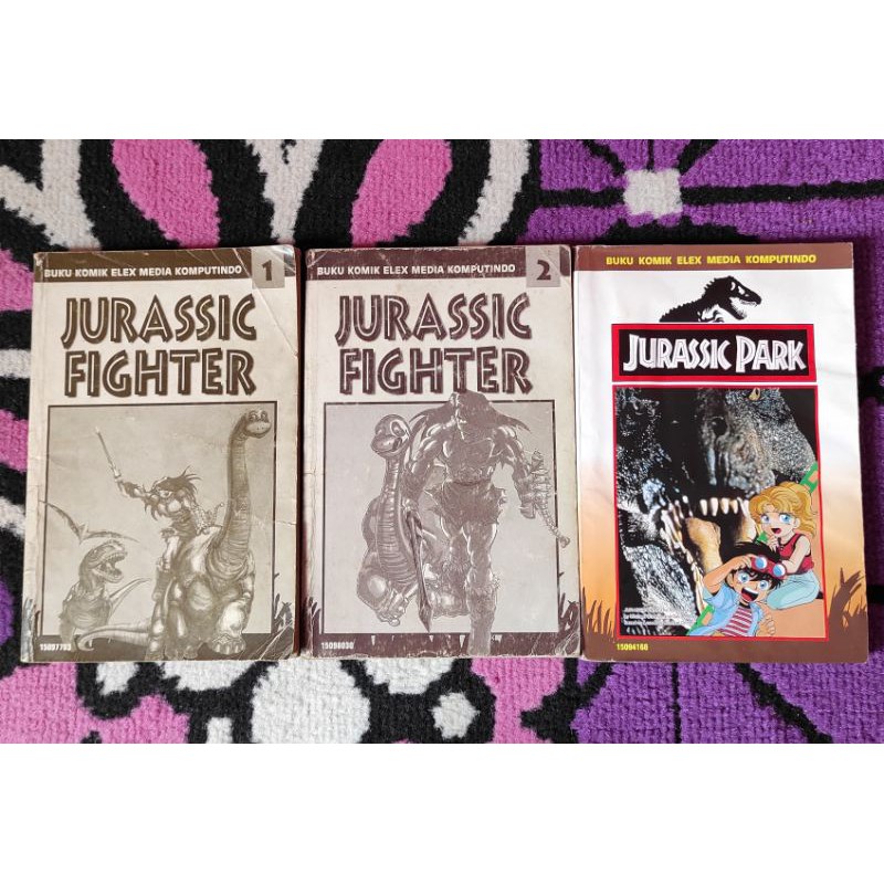 Komik Langka: Jurassic Fighter 1-2 tamat + Jurassic Park