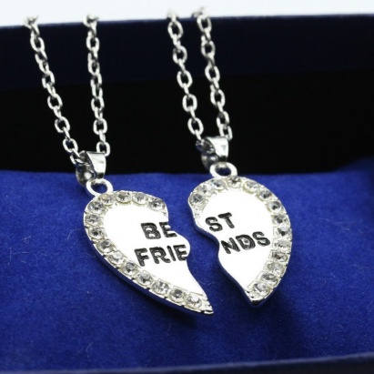 TSA88-kalung wanita import terbaru KALUNG COUPLE PERSAHABATAN