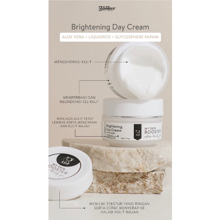 READY My Skin Booster Brightening Day Cream / Cream Siang Brightening My Skin Booster