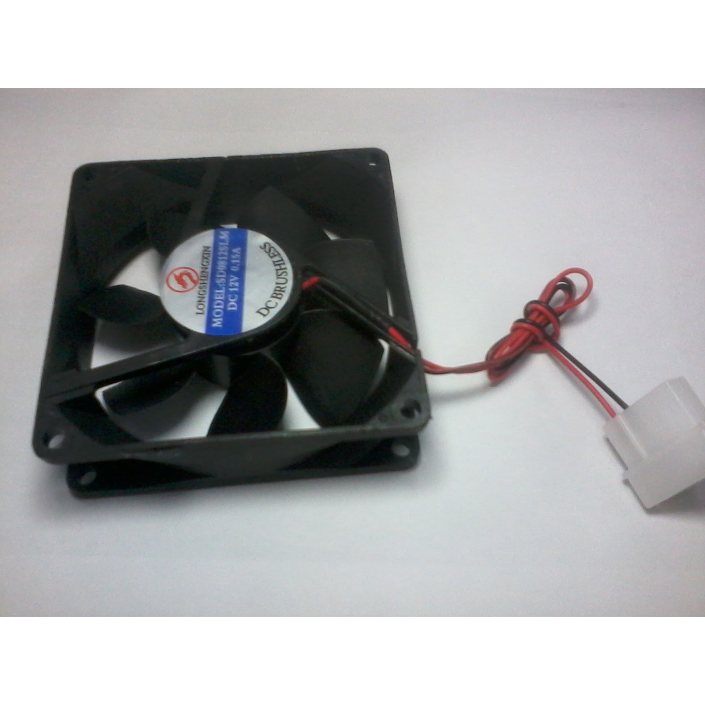 Fan Casing 8 Cm Black