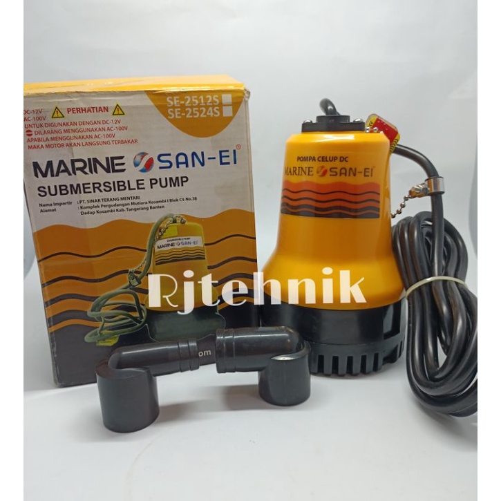 Submersible Pump (DC) Pompa Celup ( Pompa Air Kapal ) DC Marine San-Ei - 12V