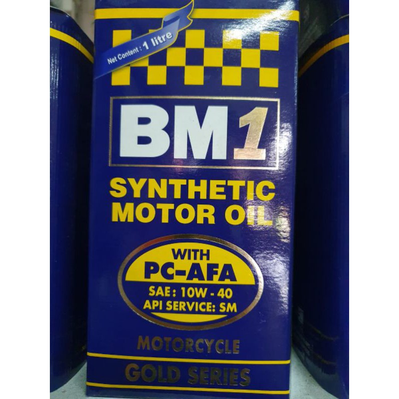 Oli BM1 Gold 10W 40 1 Liter - Synthetic