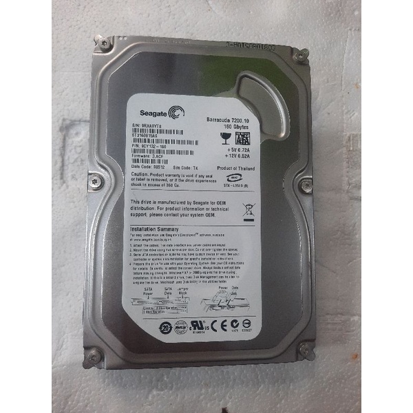 Hardisk PC 160gb sata 3.5 inch