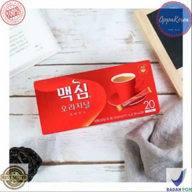 

Maxim Coffee Origina Korea Isi 20 pcs