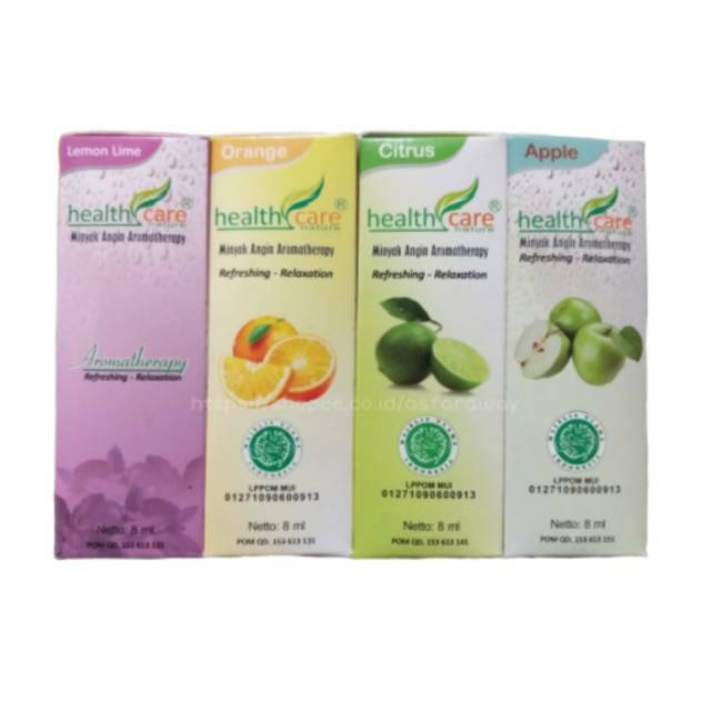 Health Care Minyak Angin Aromatherapy 8ml 12pcs (1box)