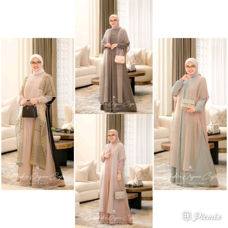 shakira Organza Cape by shArarea