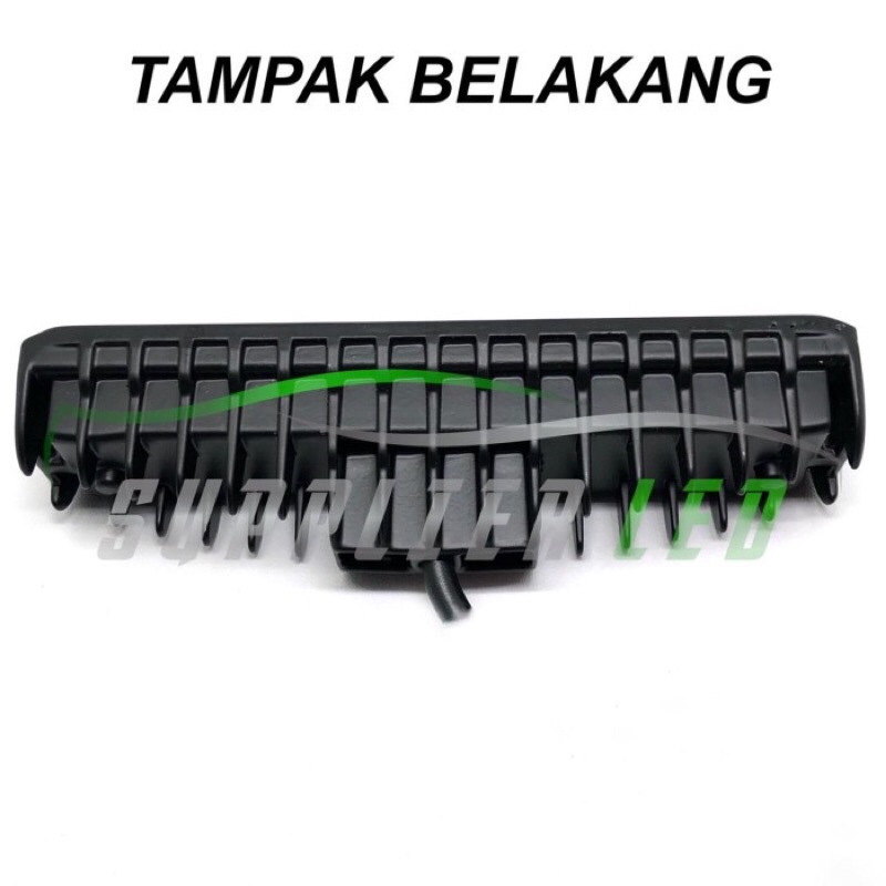 Lampu Tembak Sorot LED Motor Mobil Bar Cree CWL 16 Mata Body Aluminium