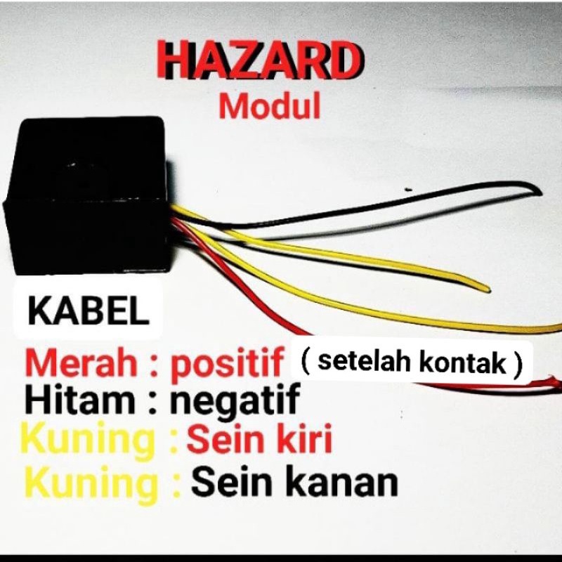 MODUL HAZARD SEIN MOTOR OTOMATIS TANPA TOMBOL