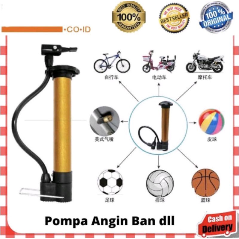 Pompa angin sepeda portable pompa portable pompa mini