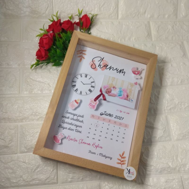 KADO LAHIRAN / ULANG TAHUN / WEDDING / WISUDA / FRAME 3D /POP UP