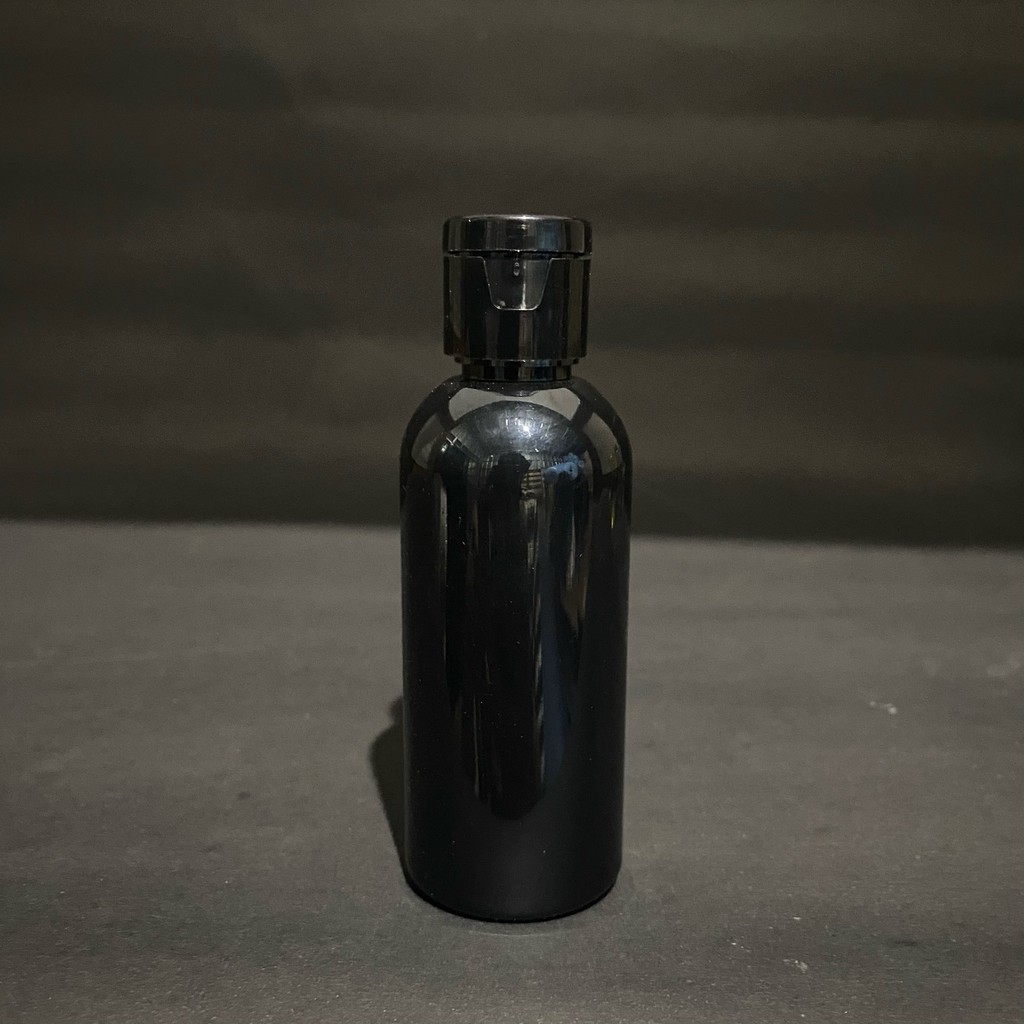 BOTOL FLIPTOP 60ML / BOTOL 60ML FLIPTOP HITAM FULL