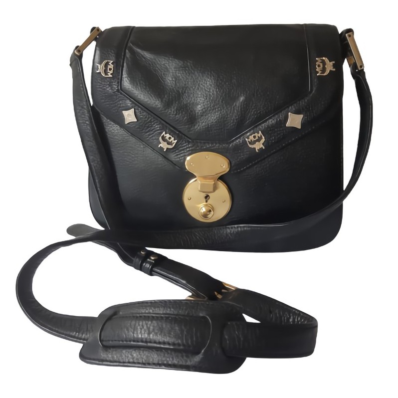 Tas Selempang Wanita Sling Bag Kulit MCM Signature Preloved