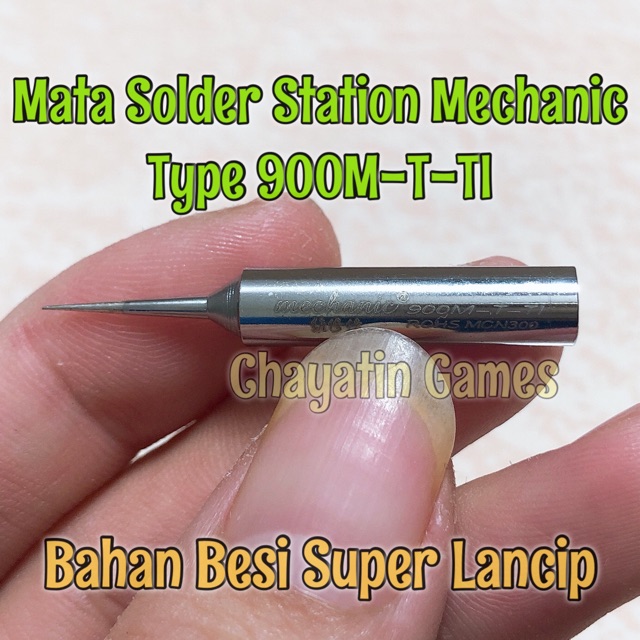 Mata Solder Station Mechanic Type 900M-T-TI Super Lancip Lurus