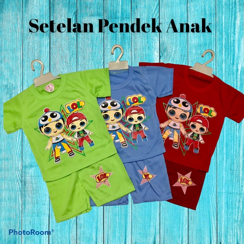 Setelan anak laki-laki/baju setelan/pakaian anak laki-laki/setelan harian/umur 3-4 tahun