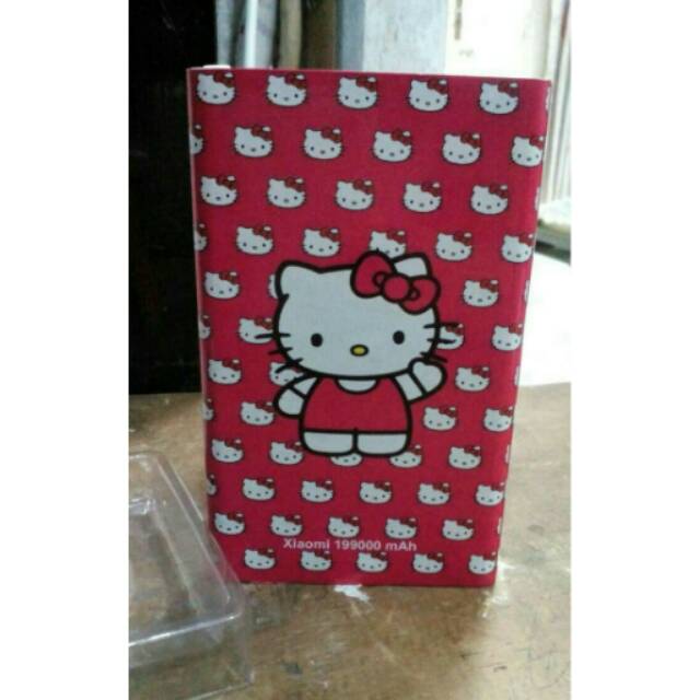 Powerbank Xiaomi karakter hello Kitty power bank Xiaomi 80000mah
