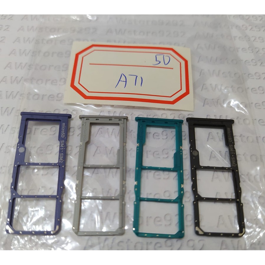 Slot Tempat Dudukan Kartu Simcard Sim card Lock Simtray Sim Tray Samsung A71 A51 A515 A715