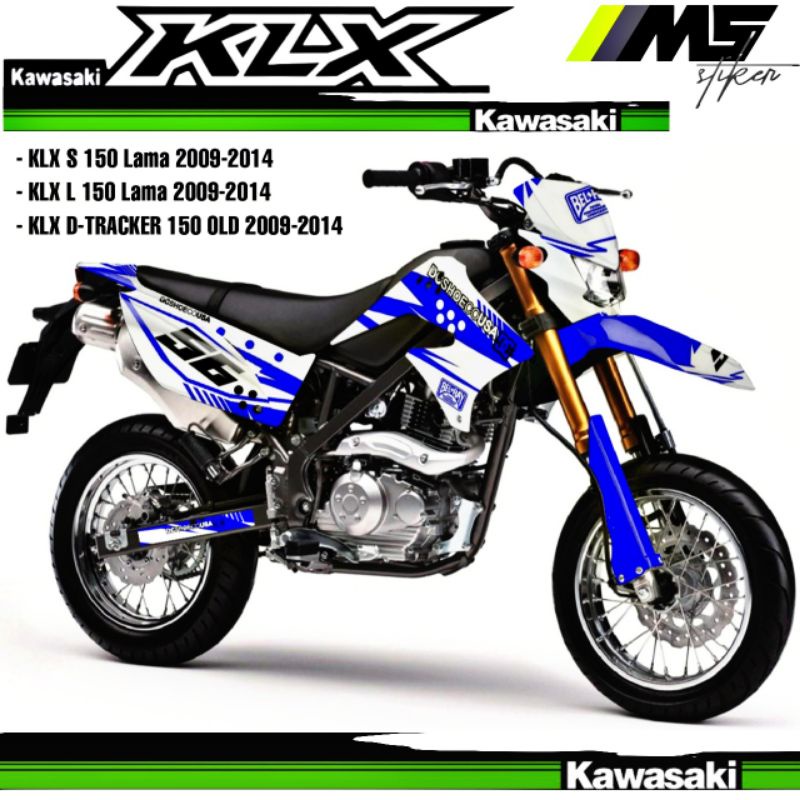 Decal Sticker Striping Variasi Fullbody KLX 150 Lama 2009-2014 - Decal KLX L Lama - Decal KLX S Lama