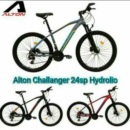 Sepeda Gunung MTB Element Alton challanger 24 speed alloy rem hidrolik