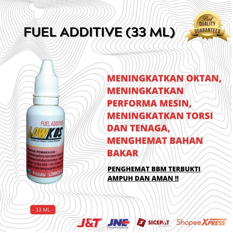 LOWKOS - Fuel Additive 33ml Cairan Penghemat BBM terbaik Original