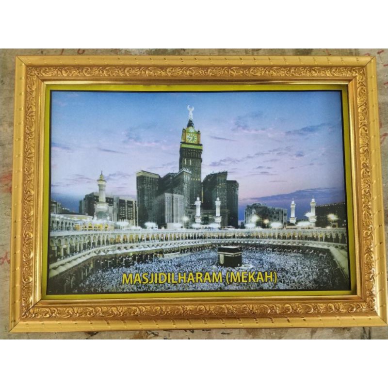 Poster MEKAH / MADINAH Figura + Kaca