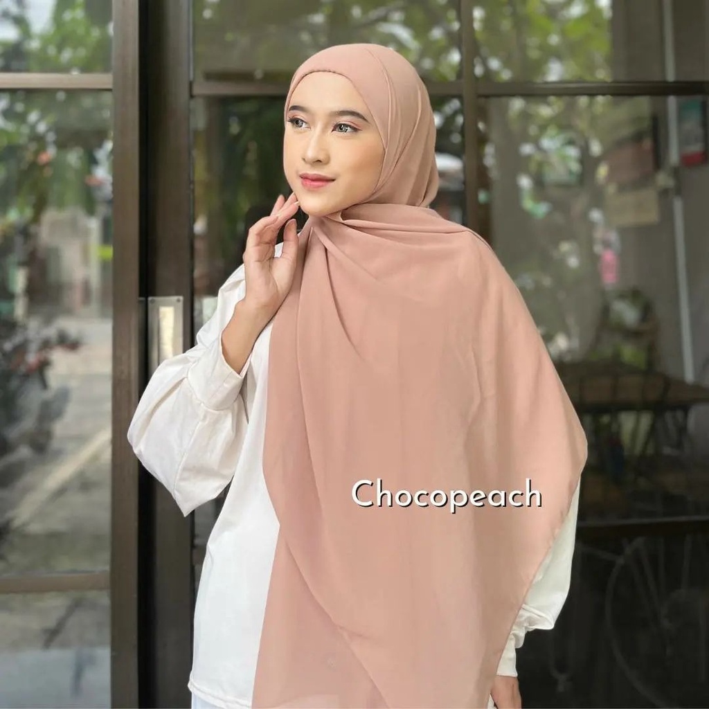 kerudung jilbab / hijab PASHMINA INNER 2in1 bahan ceruty babydoll premium dengan daleman ciput berku