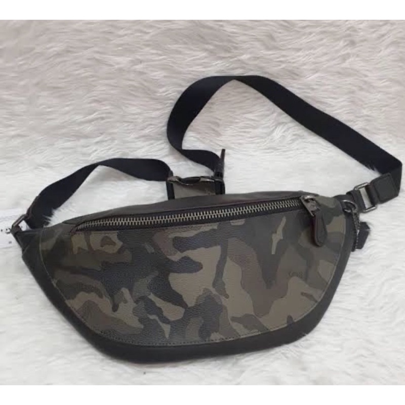 COACH Warren Belt Bag With Camo Print (76845)