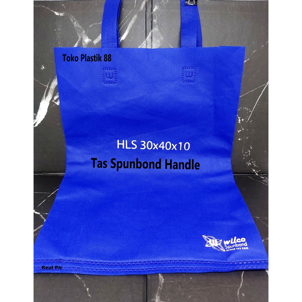 [1 pcs] Goodie Bag | Tas Spunbond | Tali HLS 30x40x8. HLS3040