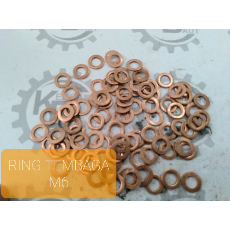 RING TEMBAGA M6 (10 PCS)