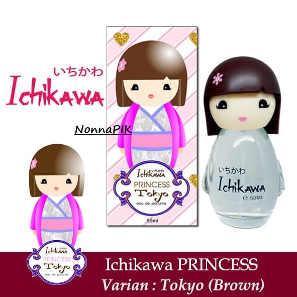 Ichikawa Princess Eau De Parfume-50ml - parfum TOKYO NIGHT Boneka Jepang Ichikawa