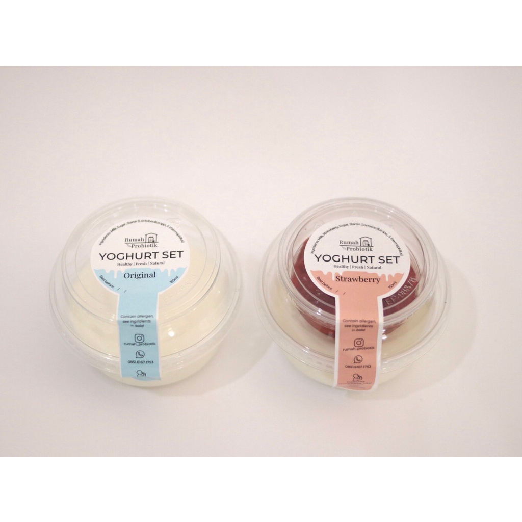 

Homemade Fresh Yoghurt Set 150 ml